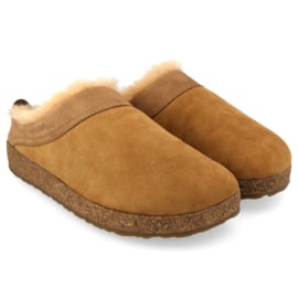 Haflinger Lamsvachtpantoffel Snowbird - Beige