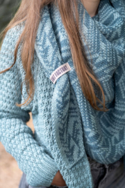 Knit Factory damesvest Becky - Stone Green