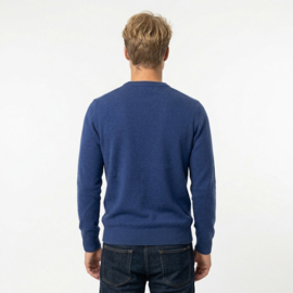 Wollen herentrui Dirk - Navy melange