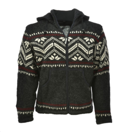 Pure Wool cardigan Joost - Anthracite