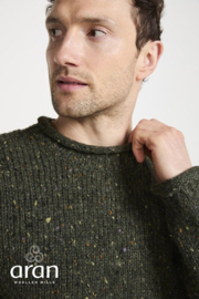 Donegal Tweed sweater James - Green