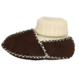 Playshoes Baby slippers Sven - Brown