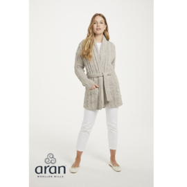 Aran Woollen Mills Vest Emma - Toast Oat