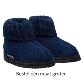 Bergstein pantoffel Frank - Donkerblauw