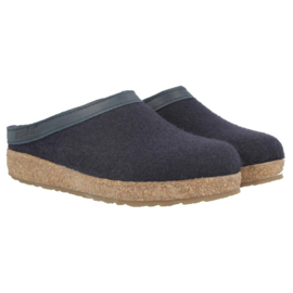 Haflinger pantoffel Grizzly - Mittelblau