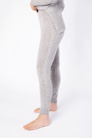Loungewear wool legging Moira - Soft Grey