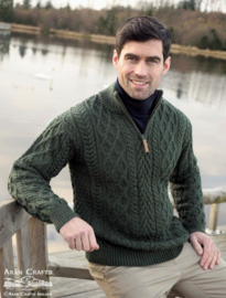 Westend Men's Sweater Donegal - Army Green
