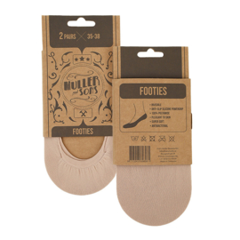 Footies Sokken Muller & Sons Huid - 2 pack