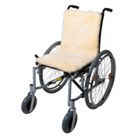 Fellhof-Rollstuhlbezug aus Schaffell