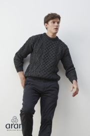 Aran Woollen Mills sweater Kyan - Anthracite