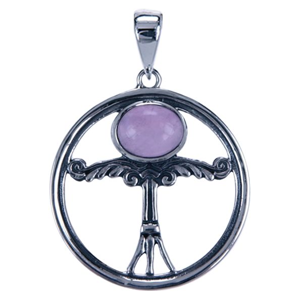 Zilveren Hanger Irminsul met Amethist