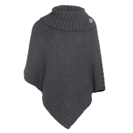 Knit Factory poncho Nicky - Anthracite