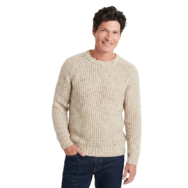 Aran Woollen Mills trui Ronan - Creme