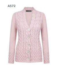 Irelandseye Damen Pullover Elsa Pink Mist