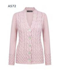 Irelandseye sweater Elsa - Pink Mist
