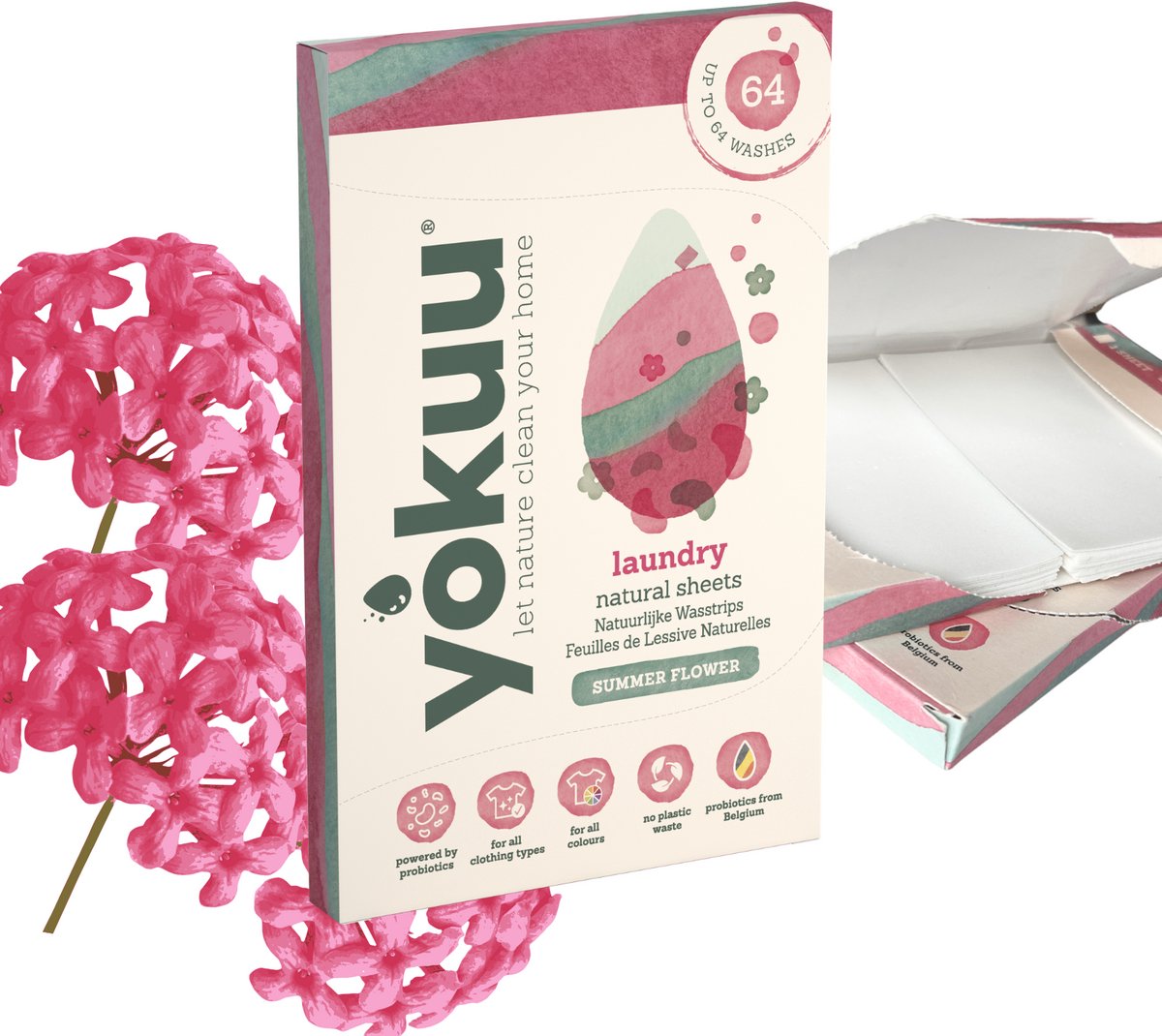 Yokuu Probiotische Wachsstreifen - Sommerblumen
