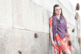 Knit Factory shawl Lola - Lilac