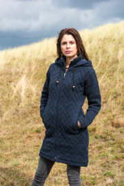 Pure Wool Strickjacke Sharon - marine