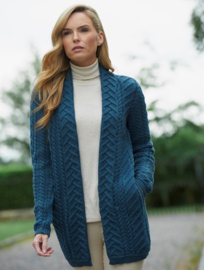 Westend Women's Cardigan Bandon - Teal