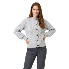 IrelandsEye Vest Sanne - Silver marl