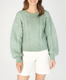 Irelandseye Damen Pullover Cindy - Sage Marl