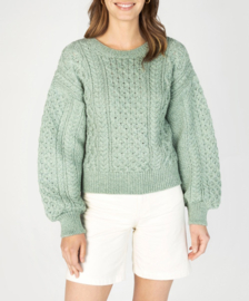 Irelandseye ladies sweater Cindy - Sage Marl