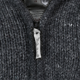 Pure Wool cardigan Tim - Anthracite