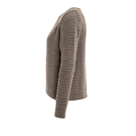 Knit Factory damesvest Becky - Marron