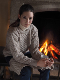 Ierse wollen unisex trui Inis Mór - Skiddaw