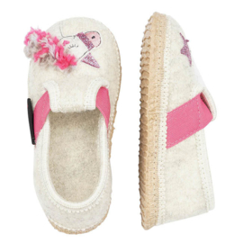 Kinderpantoffel Unicorn pantoffels - Wolwit