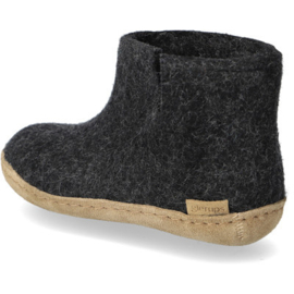 Glerups Kinderpantoffel Jace - Charcoal