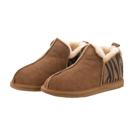 Shepherd pantoffel Annie - Chestnut Tiger