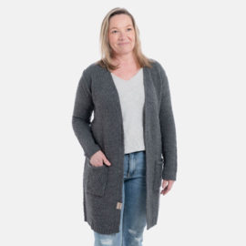 Strickjacke Luna Anthrazit