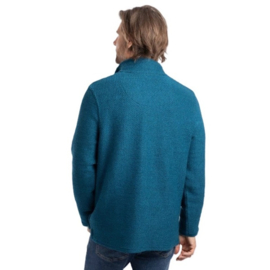 Weird Fish Heren Sweater Cruiser - Deep Sea Blue