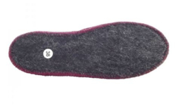 Haflinger kids slipper Karl - Ruby Red