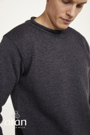 Aran Woollen Mills pullover Dave - Graphit