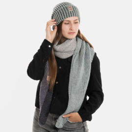Wollen Sjaal Remy - Arctic Stone