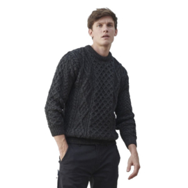 Aran Woollen Mills sweater Kyan - Anthracite