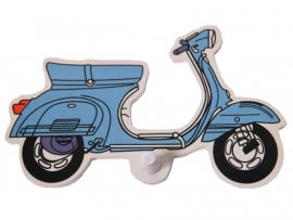 Kapstok scooter rood of blauw