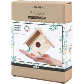 Vogelhuisje mini van hout