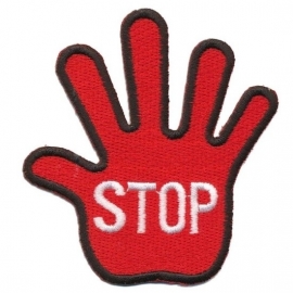 strijkapplicatie `stop` 