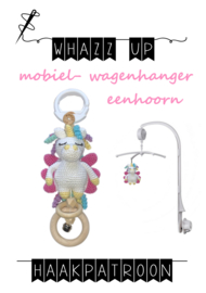 WHAZZ UP haakpatroon eenhoorn voor mobiel/ box/ wagenhanger