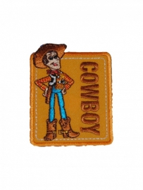 strijkapplicatie cowboy Woody uit Toy Story 