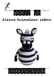 WHAZZ UP haakpatroon tuimelaar zebra klein