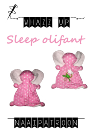 WHAZZ UP naaipakket sleep olifant roze