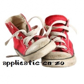 SUPER full color strijkapplicatie sneakers