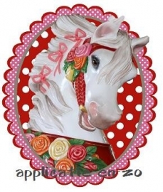 SUPER full color applicatie carousel paard