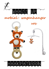 WHAZZ UP haakpatroon vos voor mobiel/ box/ wagenhanger