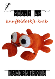 WHAZZ UP haakpatroon knuffeldoekje krab