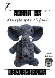 WHAZZ UP haakpatroon deurstopper olifant (PDF)